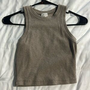 Brown tank top